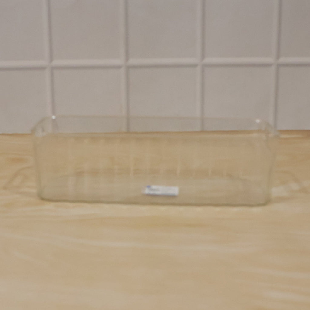 Plastic Fridge Organizer Basket  Clear Storage Solution For Kitchen