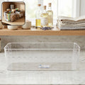 Plastic Fridge Organizer Basket  Clear Storage Solution For Kitchen