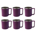 Supermom Stainless Steel Inner Coffee Mug Set (200ml  6 Pc)