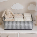 Foldable Cloth Organizer Basket Fabric Storage Box For Clothes Toys (1 Pc)